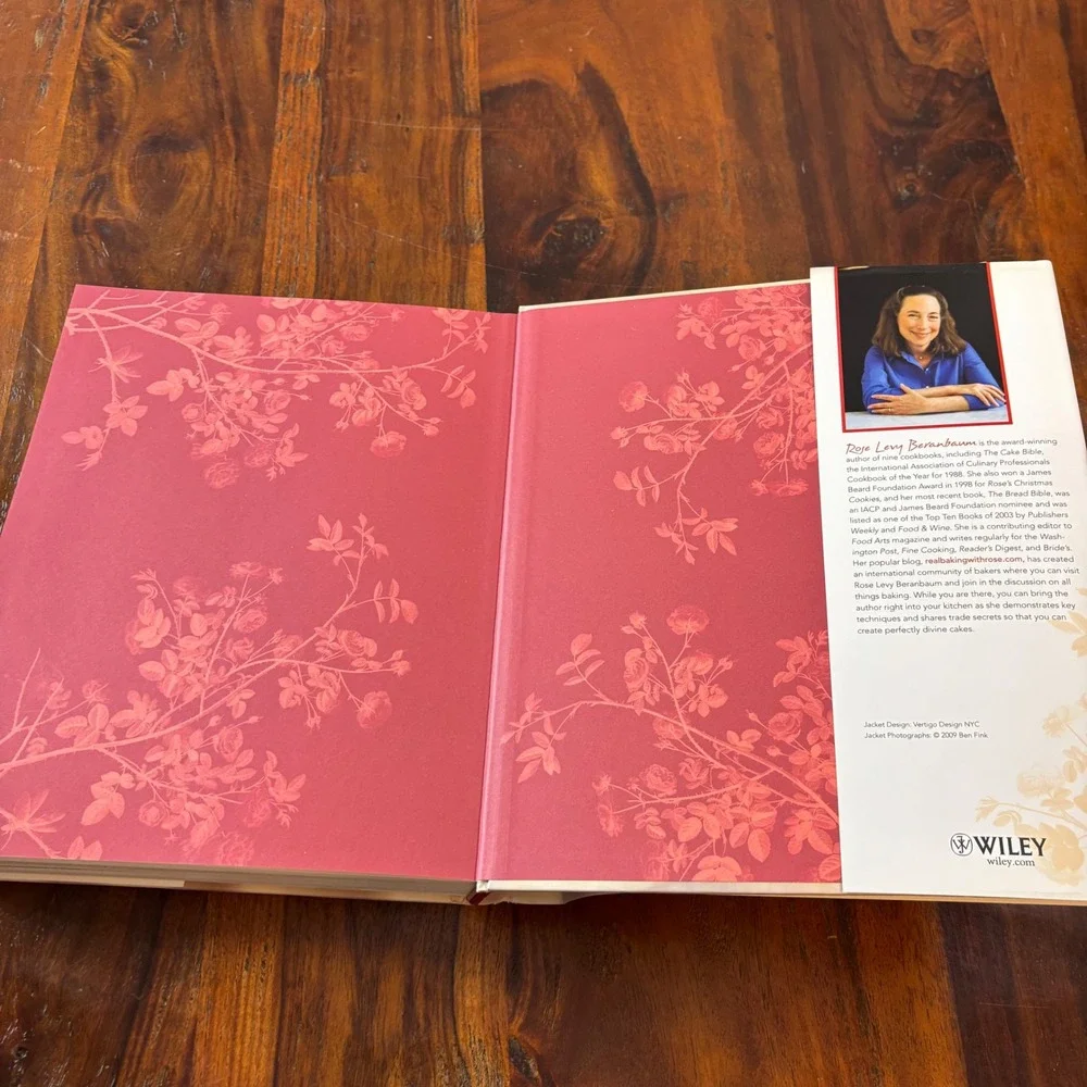 Roses Heavenly Cakes Rose Levy Beranbaum Hardcover Cookbook 2009 First Edition